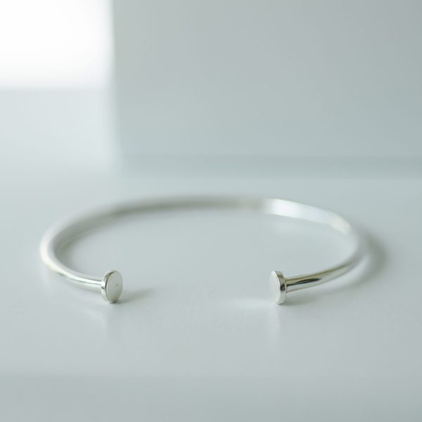 Elliptical Silver Bangle Elliptical Silver Bangle