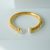 Gilded Molten Bangle