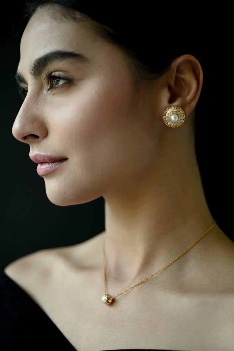 Cross Hatch Earrings - Image 3