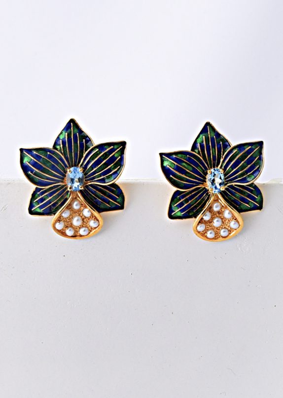 Emerald Azalea Earrings