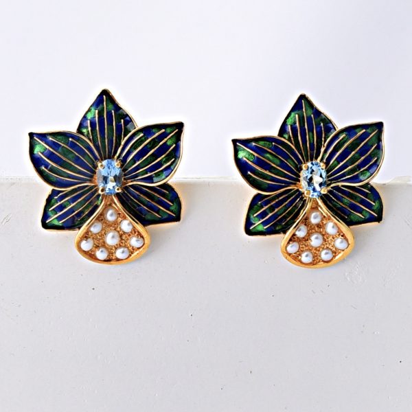 AZURE Orchid Earrings