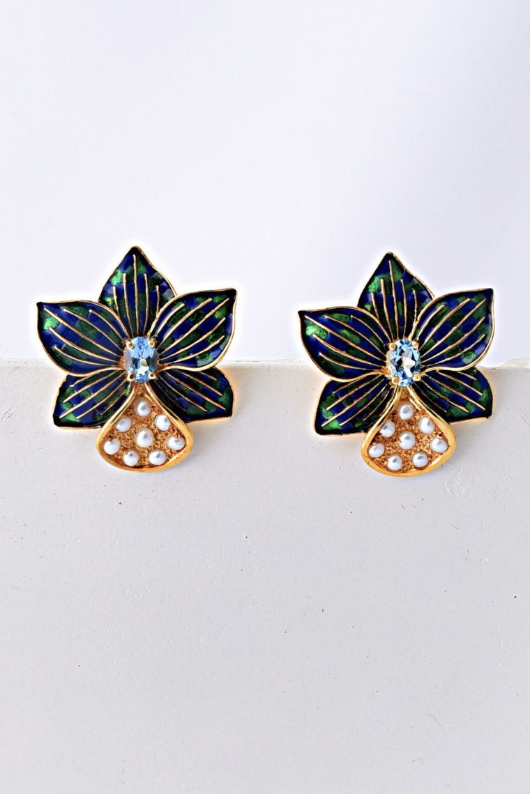 Emerald Azalea Earrings