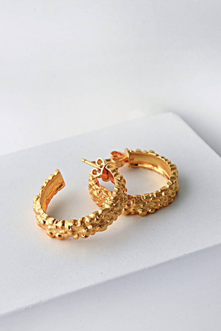Gilded Molten Hoops - Image 4