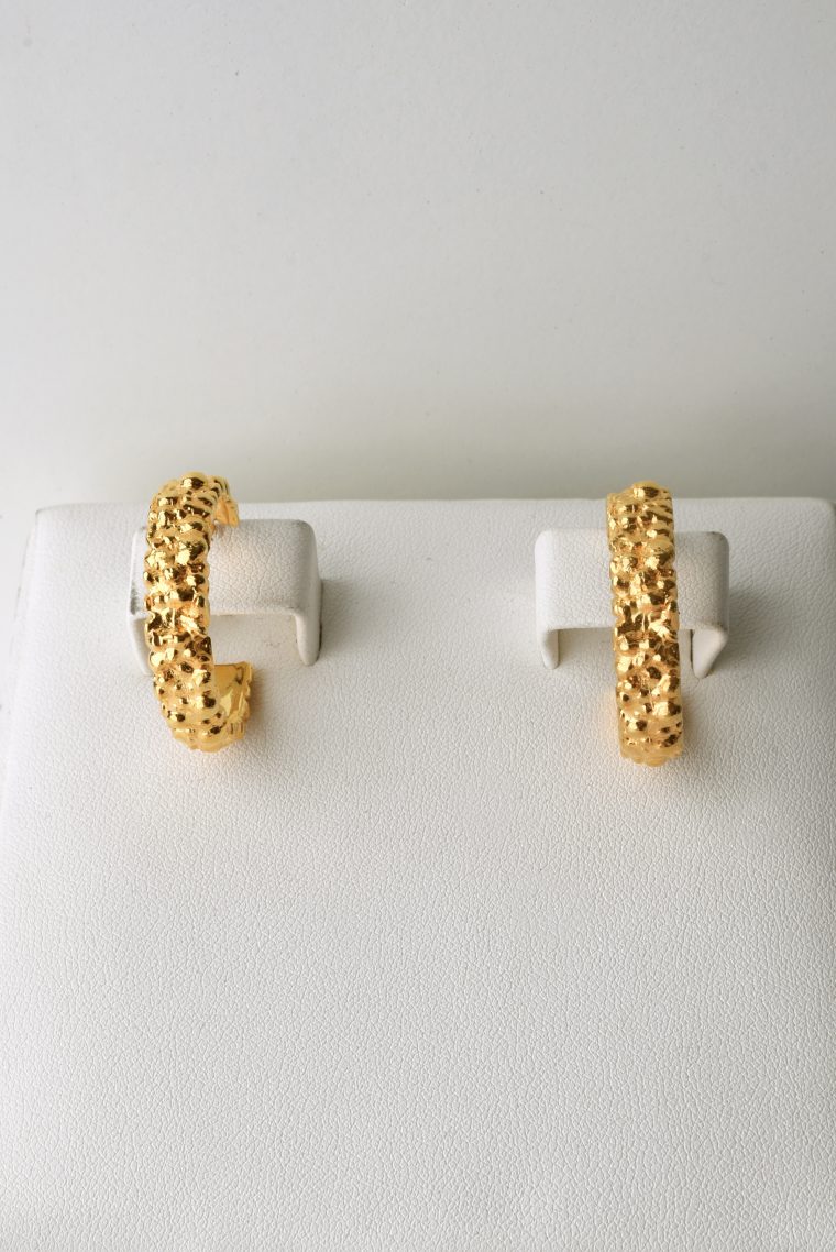 Gilded Molten Hoops - Image 3