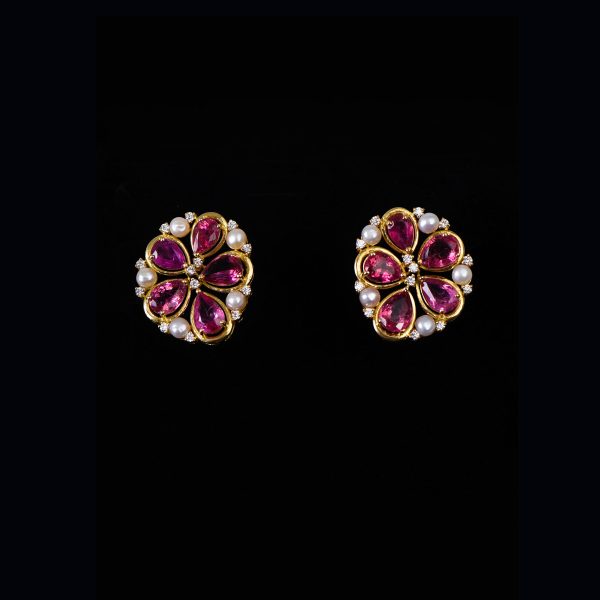 Tourmaline Bouquet Earrings